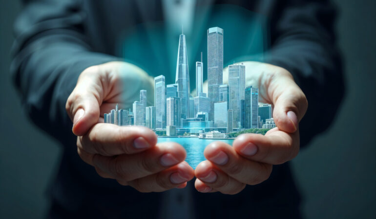 visions-futures-concept-d-entreprise-et-de-technologie